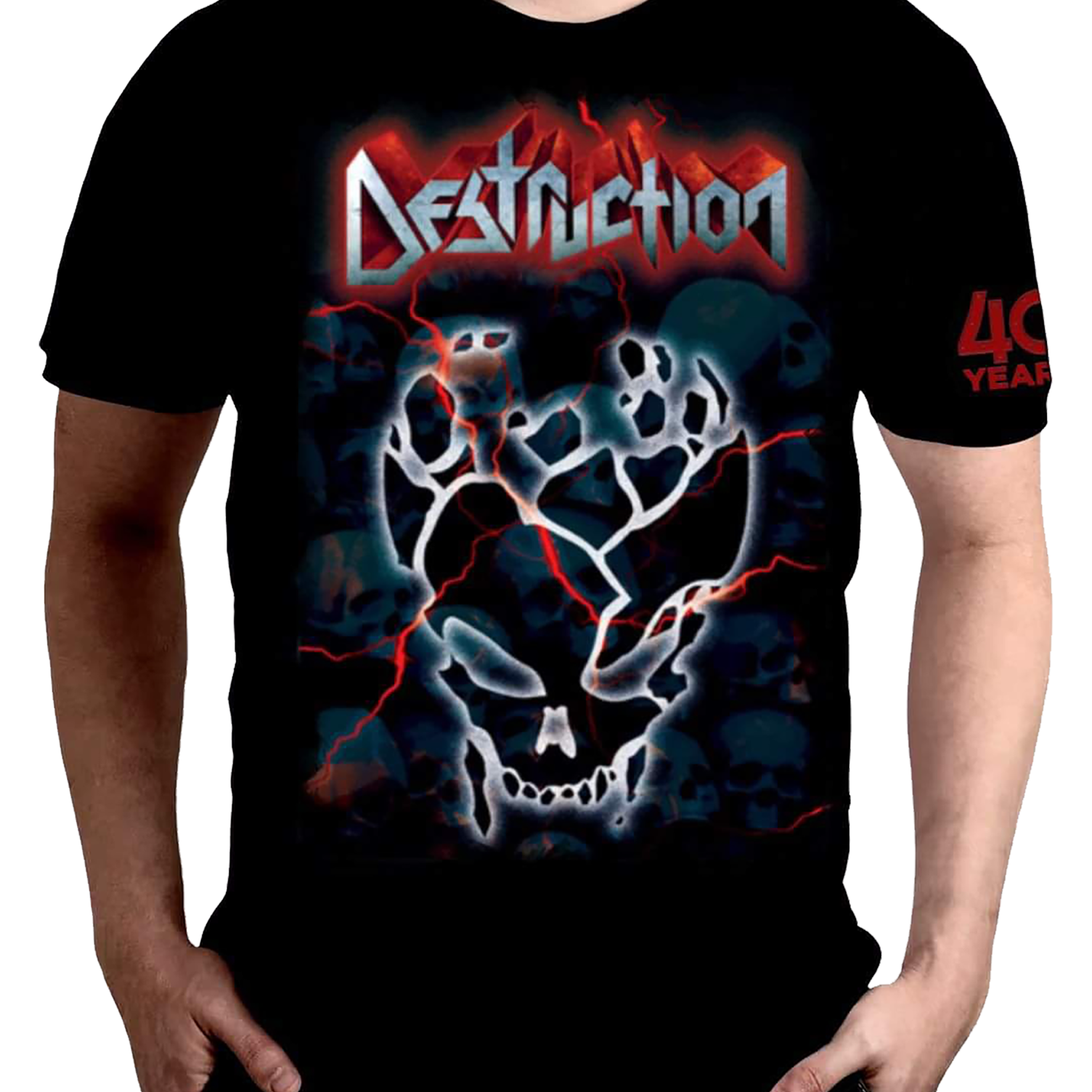 40-Years-Shirt Limited  "40 years anniversary“ Skull shirt