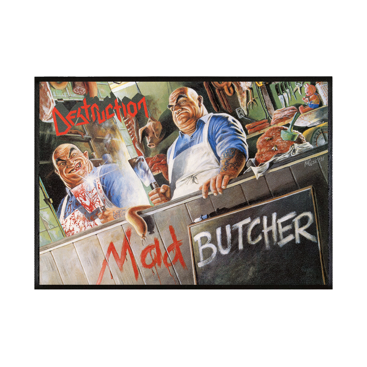 Fußmatte "Mad Butcher" [schwarz]