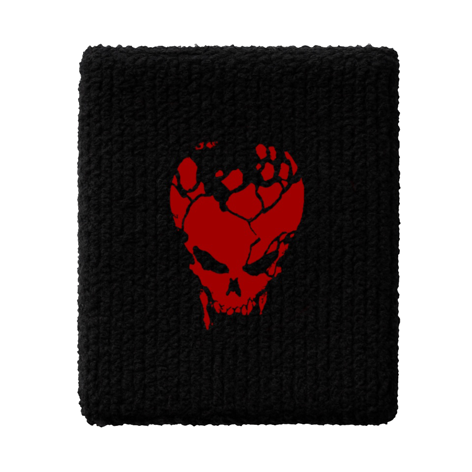 Schweißband Red Skull