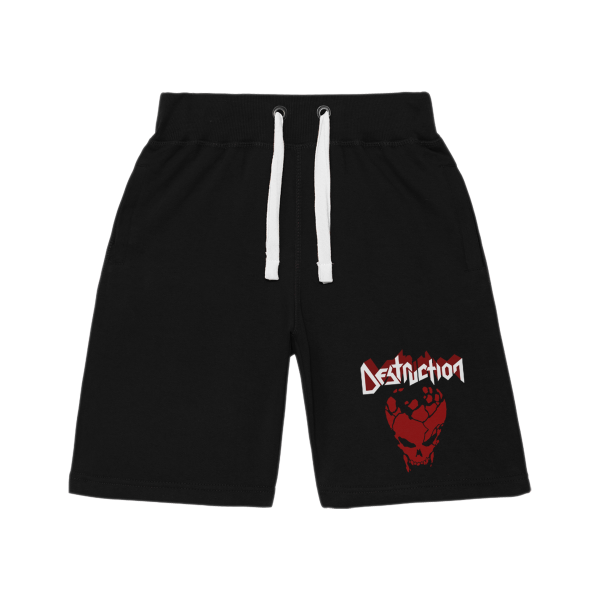 Pantalones cortos Destruction Logo & Skull [negro]